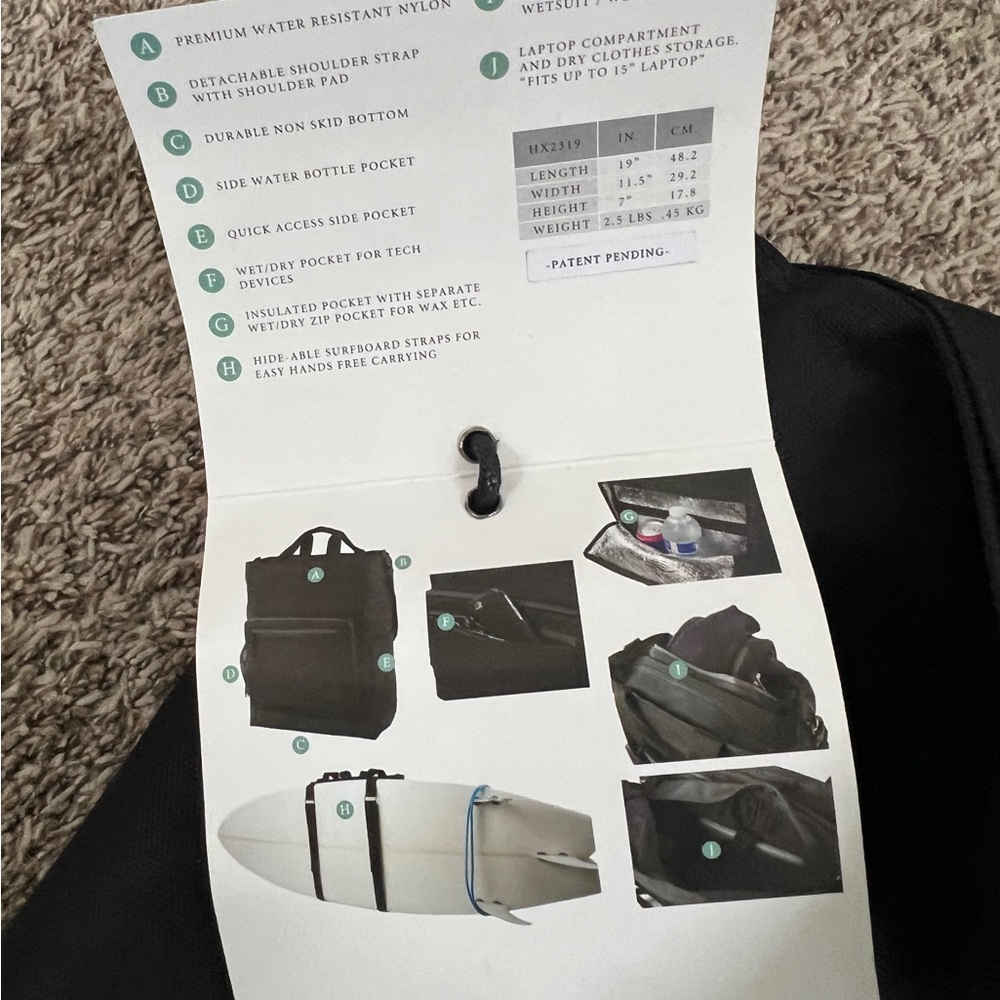 New HEX Surf Tote - Picture 3 of 5